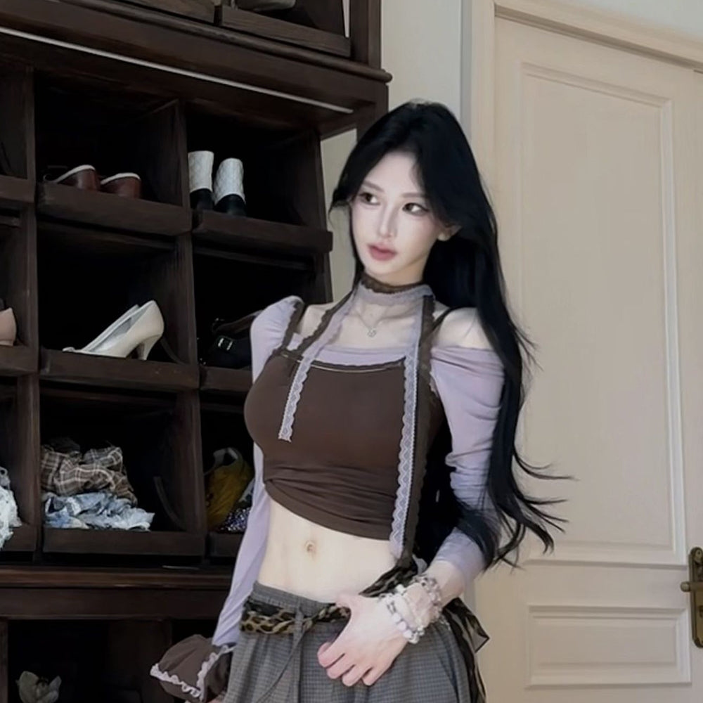 Bruges Lilac Mocha Ballet Tee