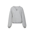 Sweetheart Campus V-Neck Oversized Sweater