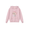 Babe Family Series – Kitty-Embroidered Fleece Hoodie