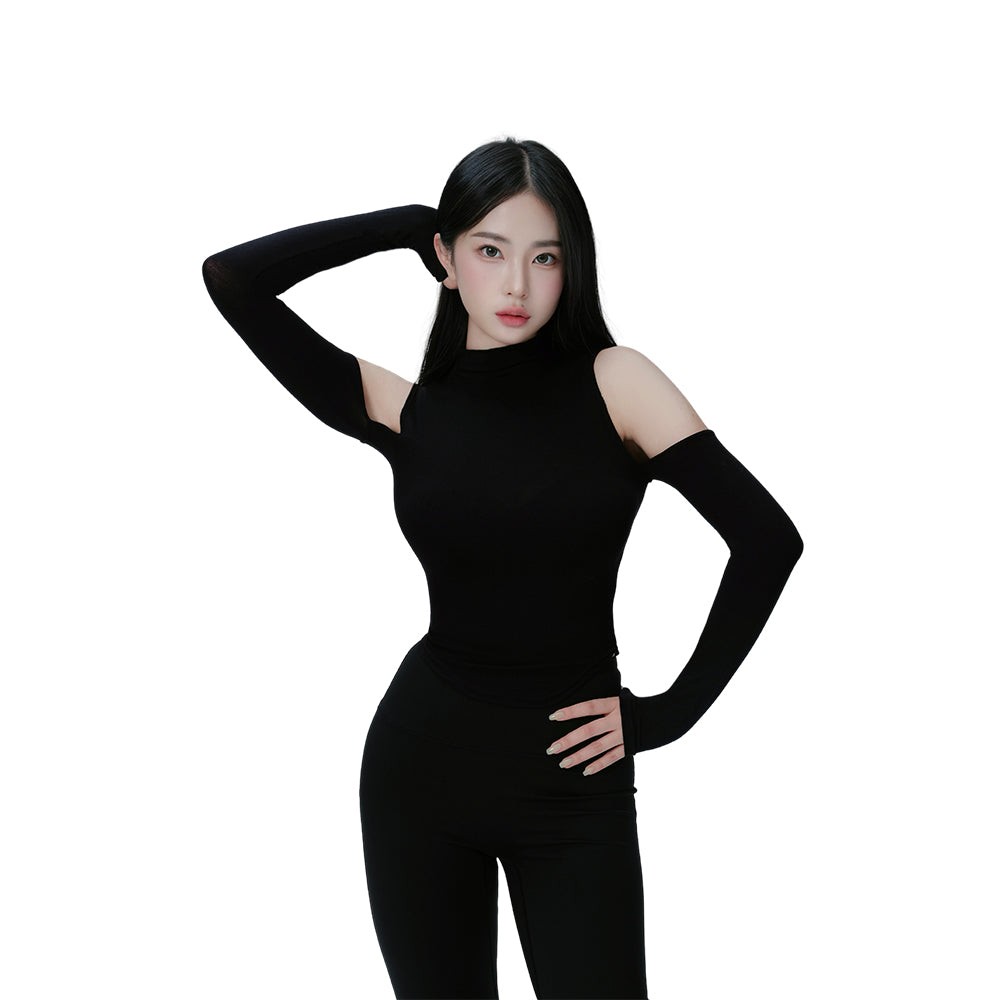 Off-Shoulder Second-Skin Top