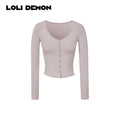 Liusisi Feather-Light Cardigan - Ballet Pink