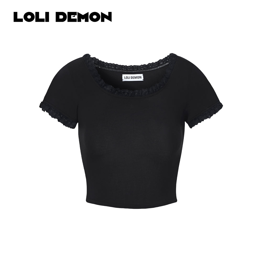 Jiangnan Belle Lace-Trimmed Bodysuit