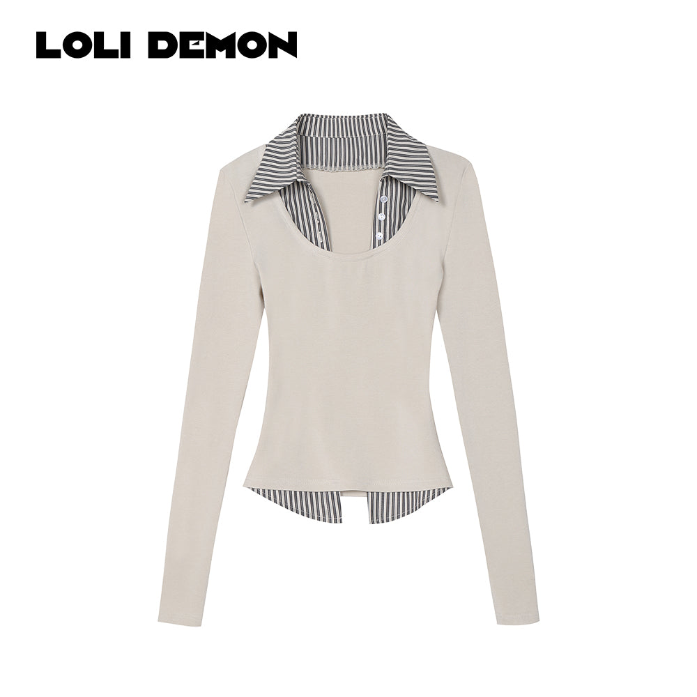 'OfficeLady' – Please Assist, Secretary Bamboo – Lady-like Collared Tee Blouse