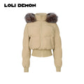 "Wienerbrød" Collection | Fluffy & Buttery-Soft Structured Feather-Like Cotton Puffer Jacket