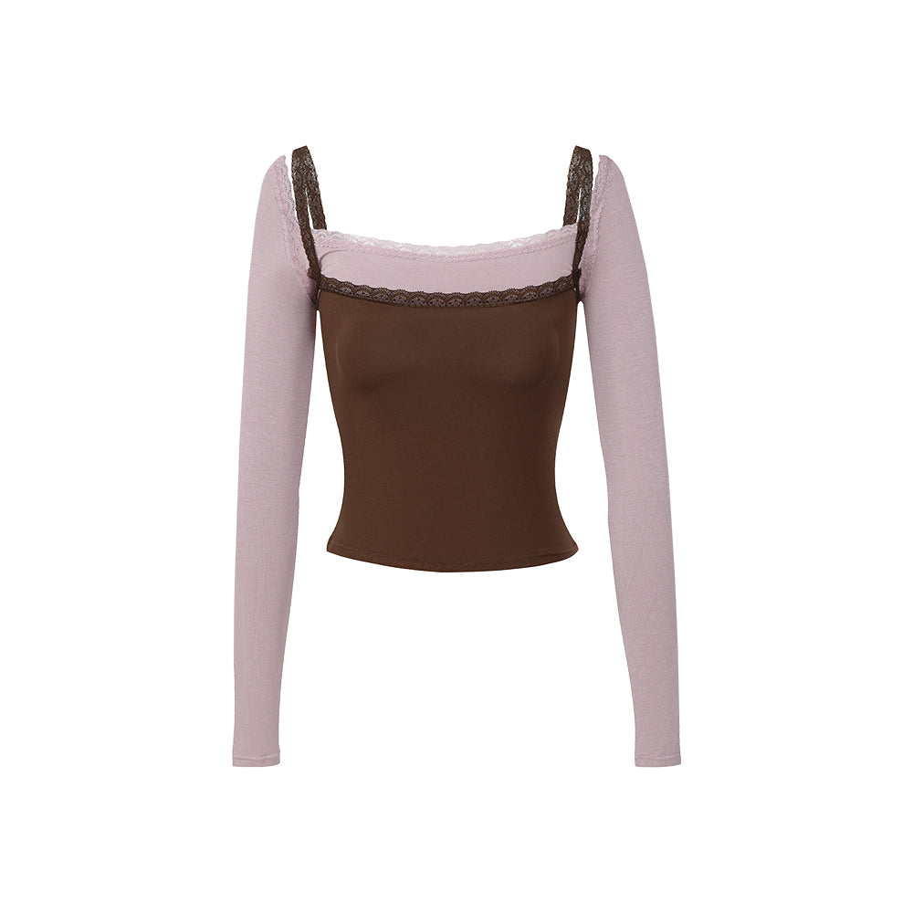 Bruges Lilac Mocha Ballet Tee