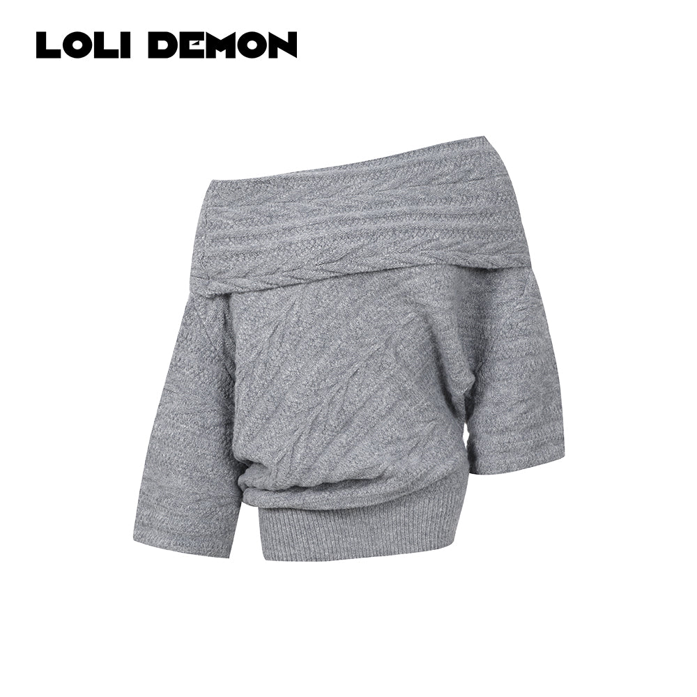 Delan Island Tweed — Reversible Wool-Blend Sweater