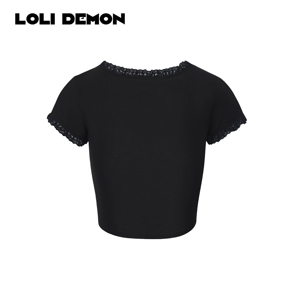 Jiangnan Belle Lace-Trimmed Bodysuit