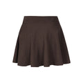 Mocha Velvet Ballet Skirt with Built-In Waist
