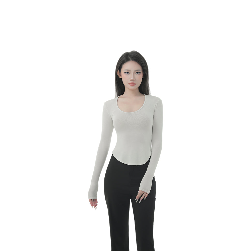 Flattering Sweetheart Slim-Fit Top
