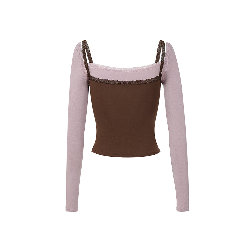 Bruges Lilac Mocha Ballet Tee