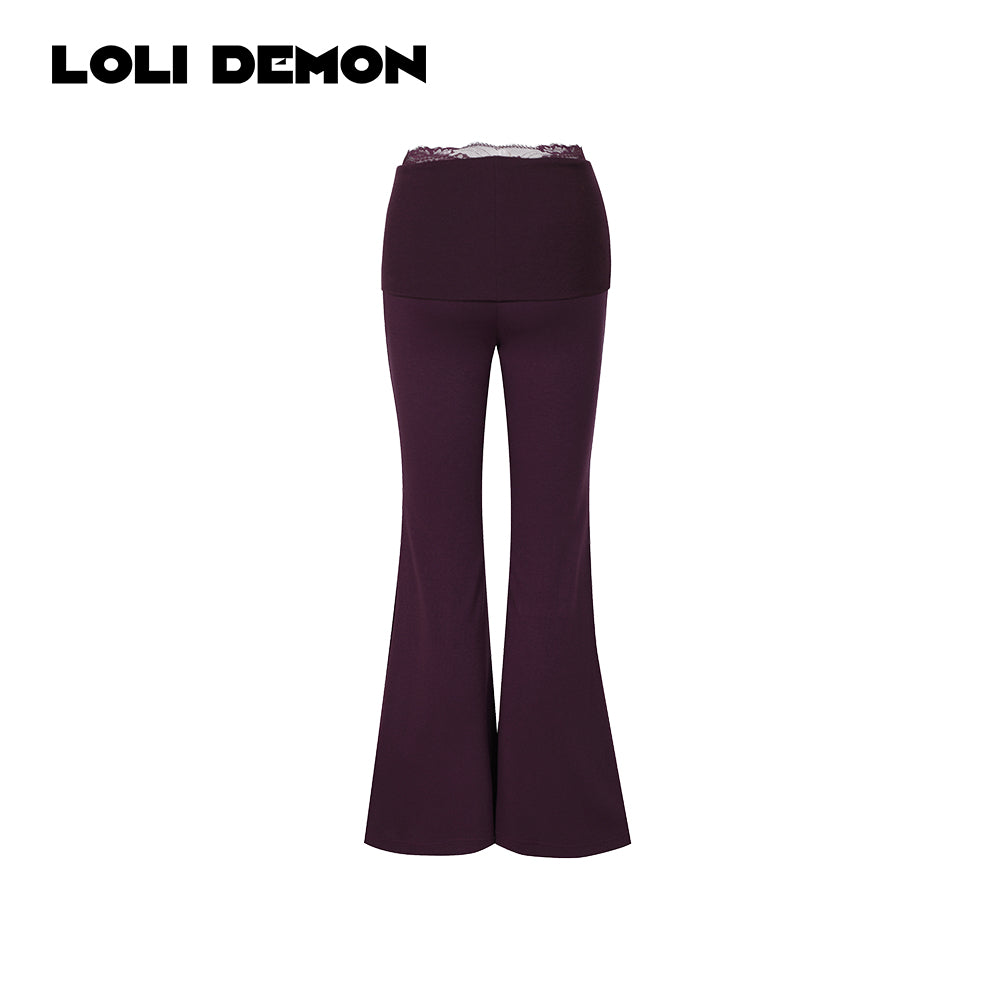 Blackberry Jam Retro Ballet Flare Pants