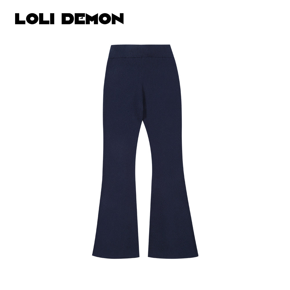 'Cream Series' Velvety Butterfly Pea — Drop-Knit Lounge Pants Softer Than Sleepwear