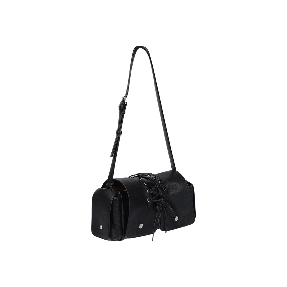 Vienna Ballet Floral Underarm Bag - Ballet Nude / Classic Black