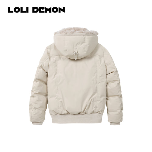 Anatolian Puffer – Cozy Faux Lamb Fur Trim & 90% White Duck Down Fill