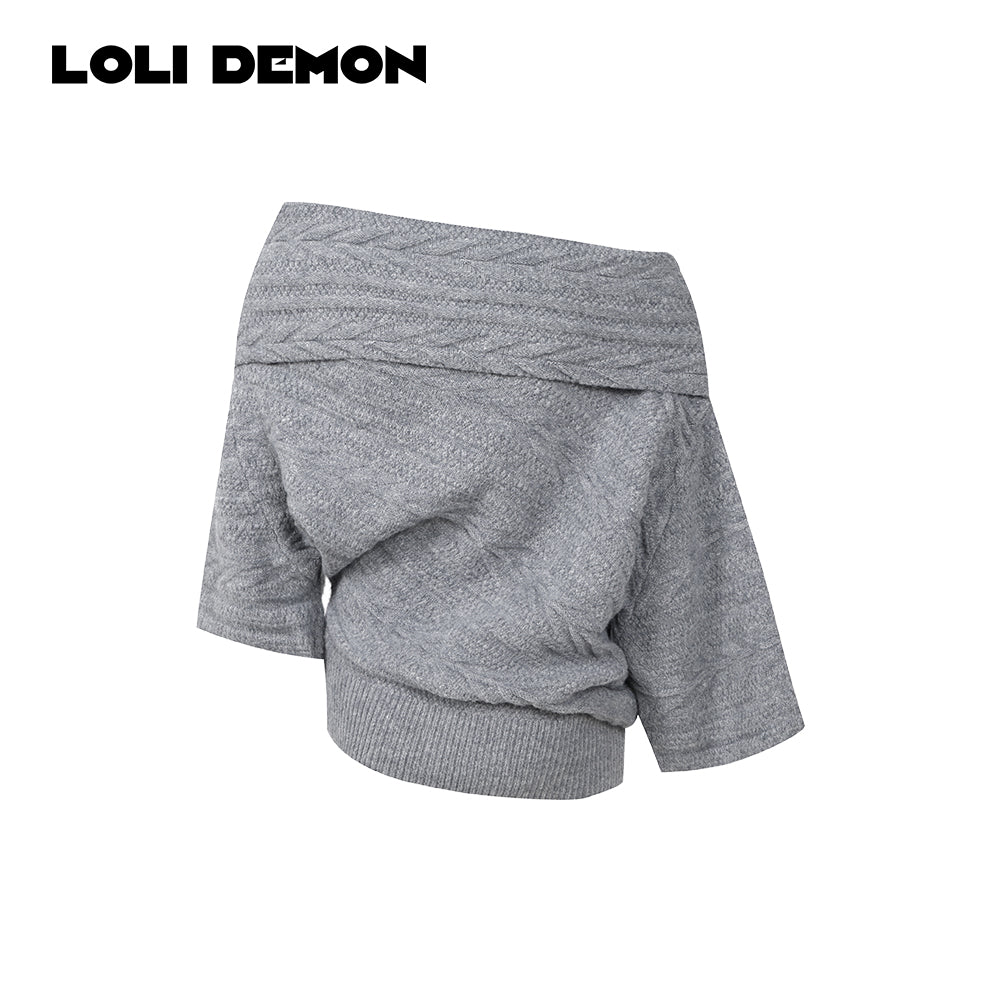 Delan Island Tweed — Reversible Wool-Blend Sweater