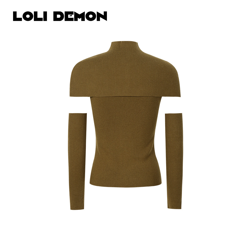 Literary Grace Collection | Winter Wool Cropped Cardigan 3-Piece Knitwear Set