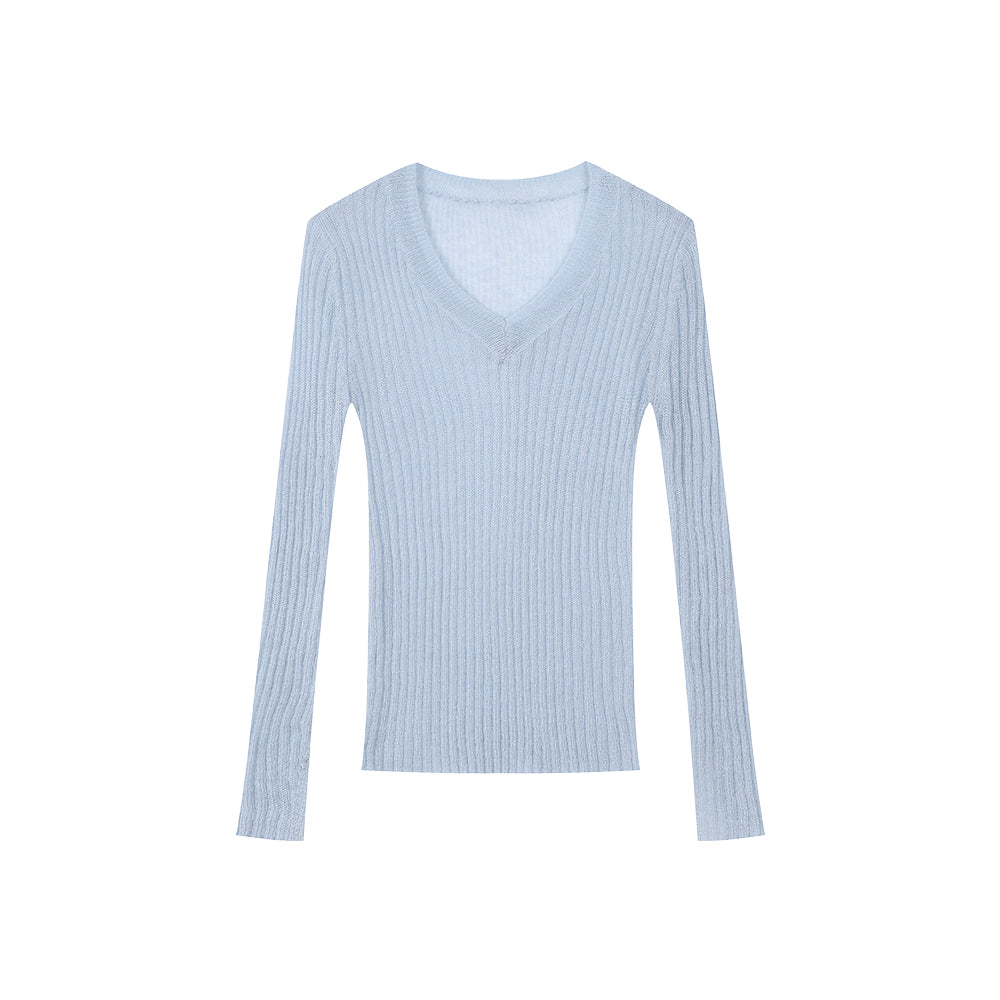 Cloudy Collection – Soft V-Neck Tunic Top