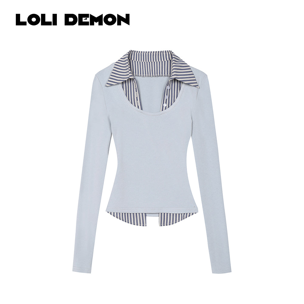 'OfficeLady' – Please Assist, Secretary Bamboo – Lady-like Collared Tee Blouse