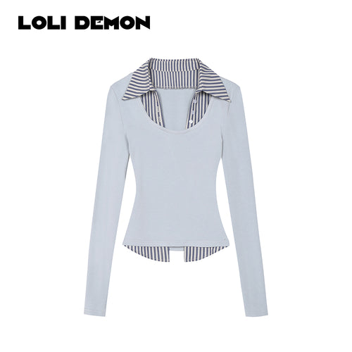 'OfficeLady' – Please Assist, Secretary Bamboo – Lady-like Collared Tee Blouse
