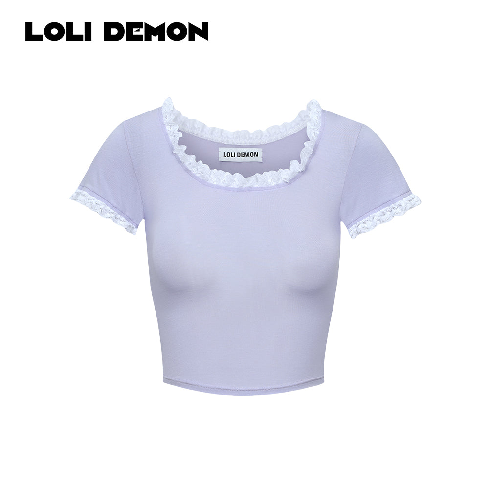 Jiangnan Belle Lace-Trimmed Bodysuit