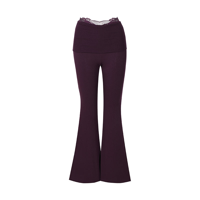 Blackberry Jam Retro Ballet Flare Pants