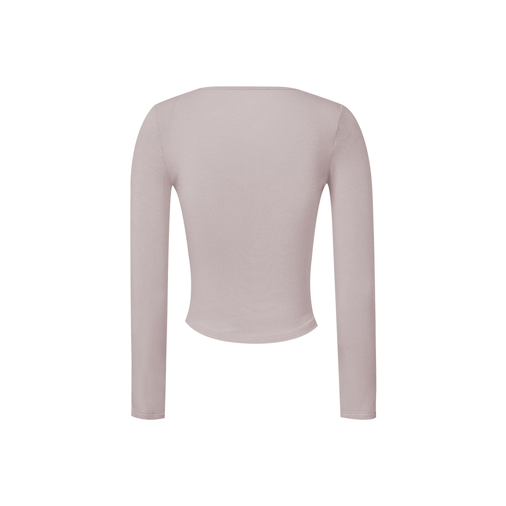 Liusisi Feather-Light Cardigan - Ballet Pink