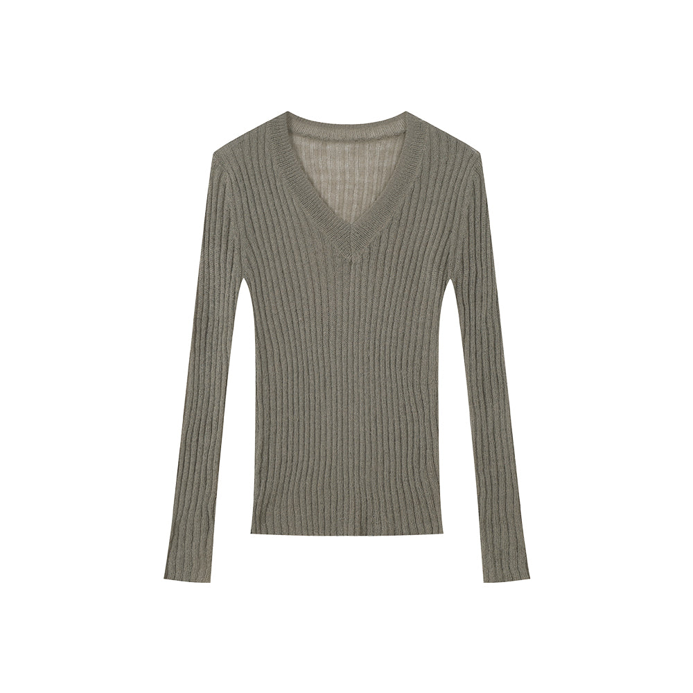 Cloudy Collection – Soft V-Neck Tunic Top