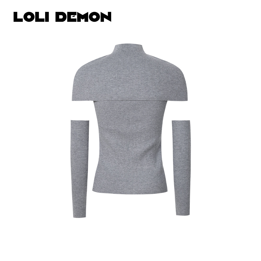 Literary Grace Collection | Winter Wool Cropped Cardigan 3-Piece Knitwear Set