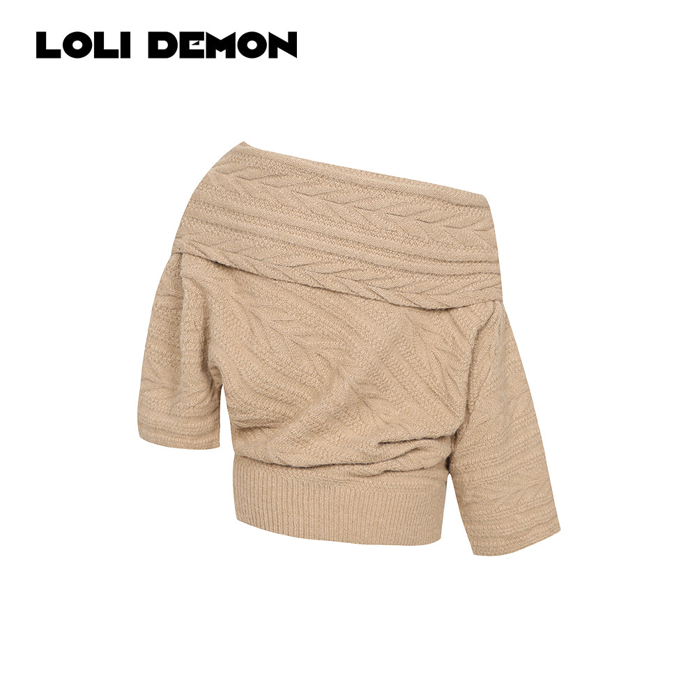 Delan Island Tweed — Reversible Wool-Blend Sweater