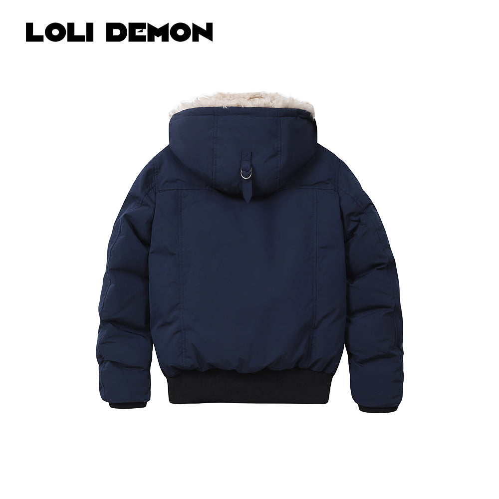 Anatolian Puffer – Cozy Faux Lamb Fur Trim & 90% White Duck Down Fill