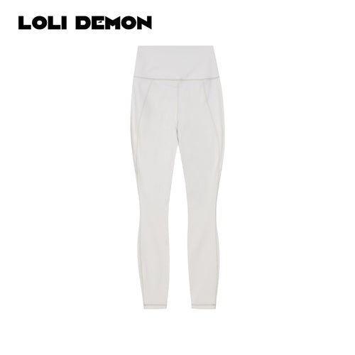 'Cloudy Basic' Cloud-Soft Yoga Pants – Slim Waist & Flowy Comfort