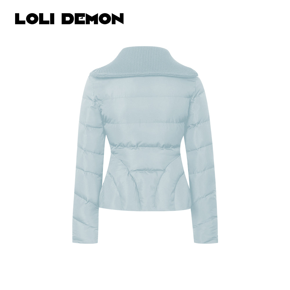 'Le Croissant' Air-Light Croissant Puffer – Soft Feather-Cotton Bread-Style Jacket