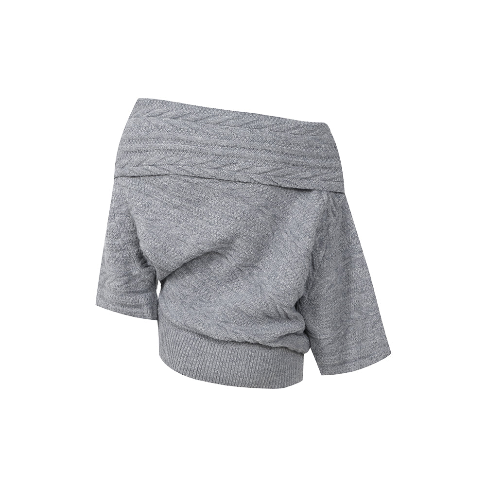 Delan Island Tweed — Reversible Wool-Blend Sweater