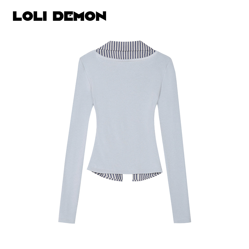 'OfficeLady' – Please Assist, Secretary Bamboo – Lady-like Collared Tee Blouse