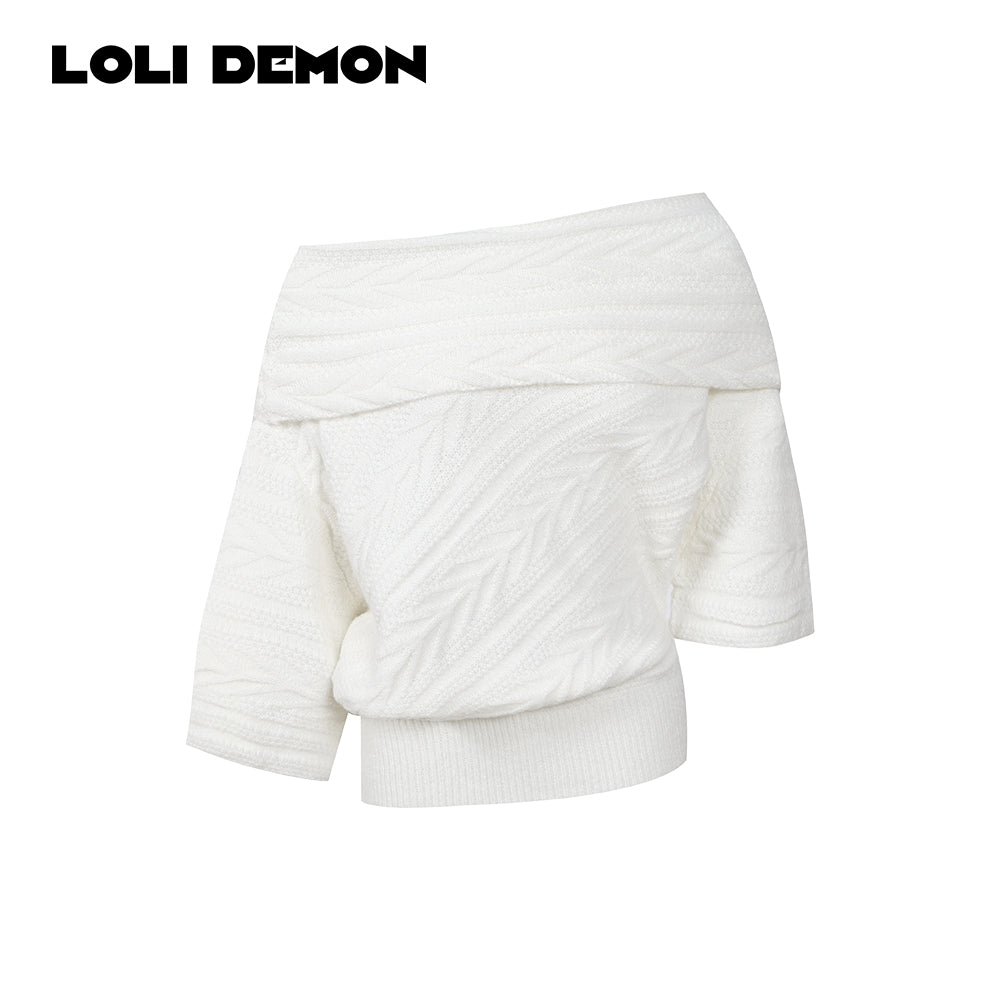 Delan Island Tweed — Reversible Wool-Blend Sweater